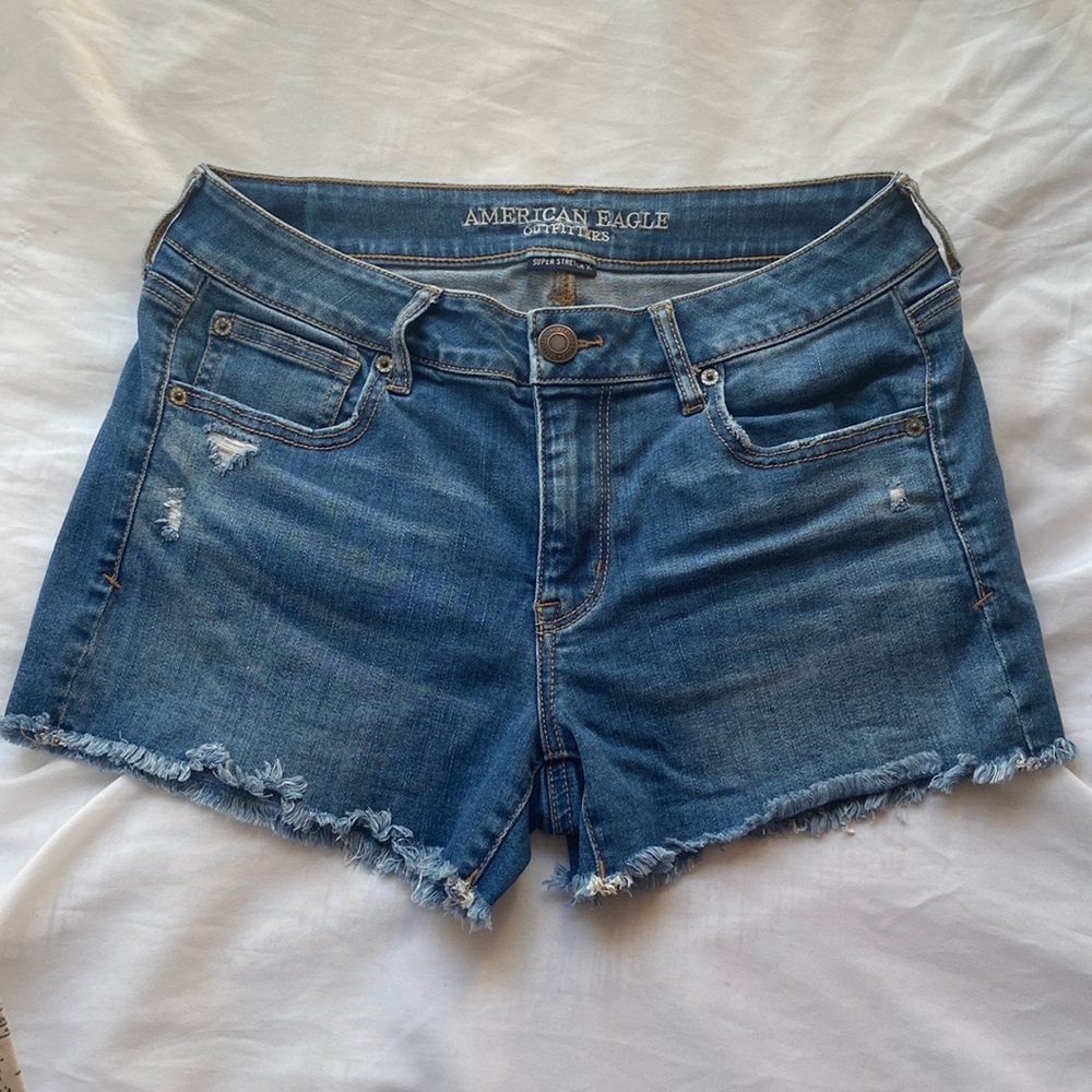 AEO Cut Off Denim Jean Shorts